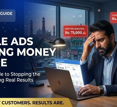 Google Ads Wasting Money Lahore