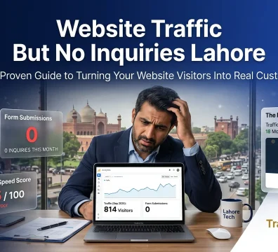 Website Traffic But No Inquiries Lahore
